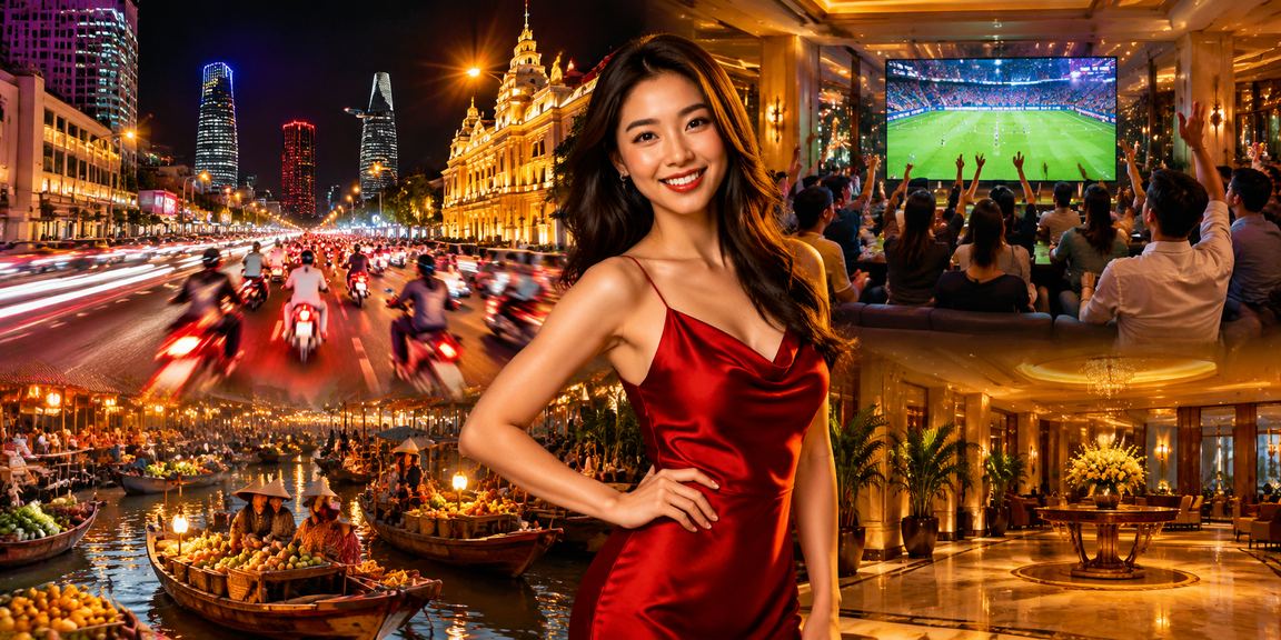 Người chơi cá cược bóng đá tại chợ đêm sôi động Thành phố Hồ Chí Minh